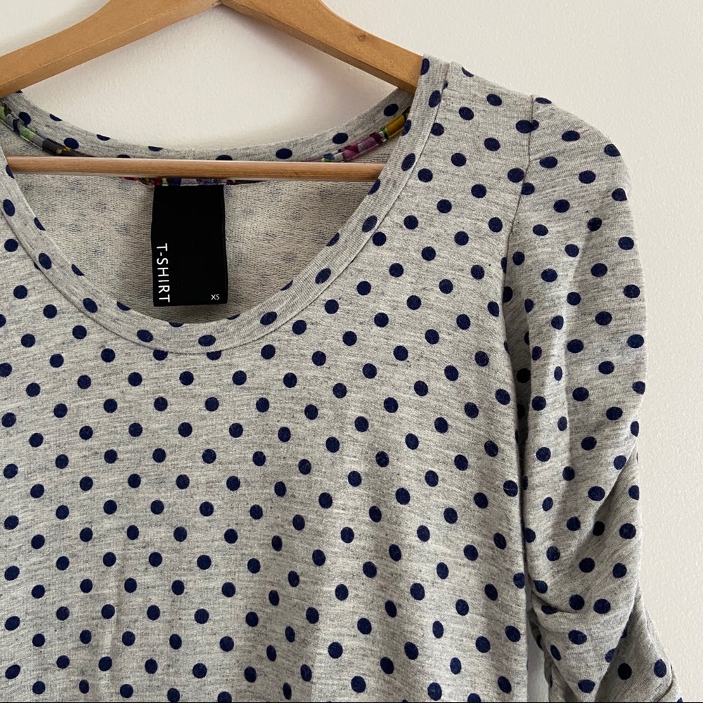 Anthropologie Dolan Polka-Dot Blouse - Picture 3 of 6